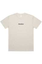 Block Oversized Tee - EE back (rope) Ecru