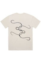 Block Oversized Tee - EE back (rope) Ecru