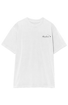 Garment-Dyed Crewneck T-Shirt embroidered